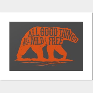 Wild and Free Posters and Art